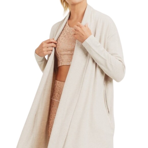 Mono B fleece longline open front cardigan size 2XL - Picture 1 of 11